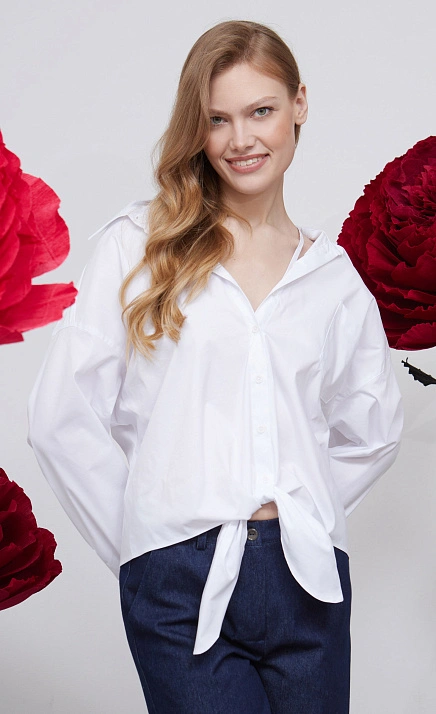 Блузка на завязках и бретелях GRIOL