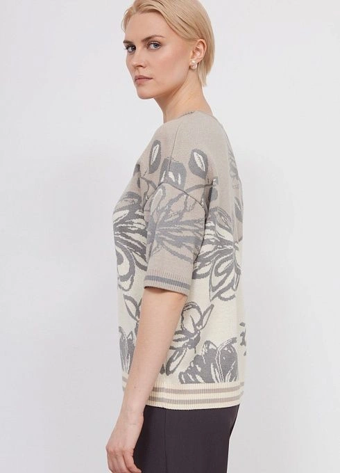 Джемпер жен. 310579.33303.0380T Бежево-серый (3)