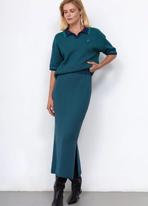  GRIOL. Юбка жен. 350123.33303.8788V Т.синий GRIOL