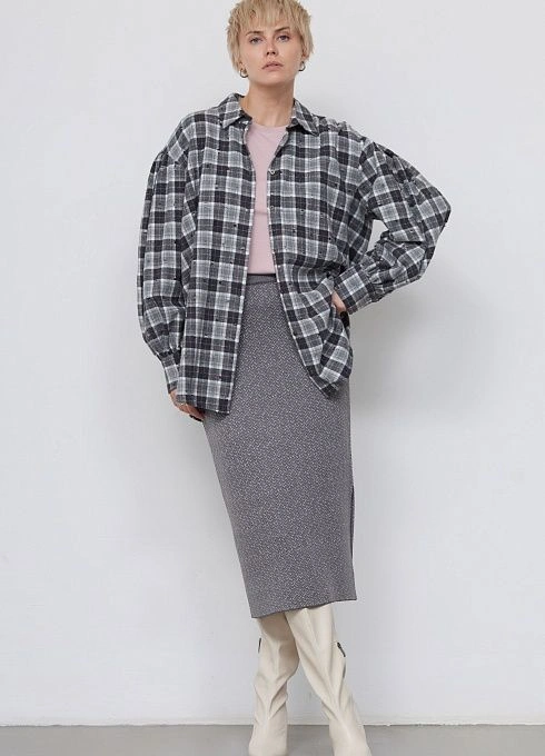 Юбка жен. 350105.33303.7901YF Серый  (6)