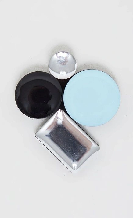  GRIOL. Брошь Виноградная гроздь (серебро-синий) 