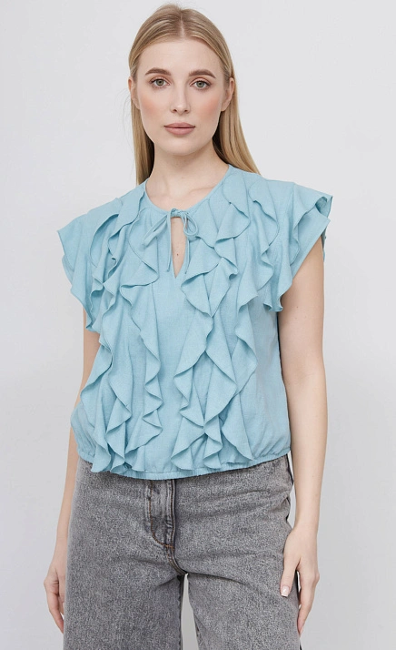 Блузка с оборками GRIOL