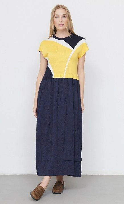  GRIOL. Платье жен. 360268.33312.9621N Тёмно-синий 