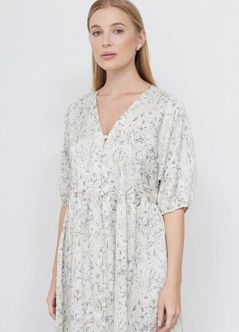 Платье жен. 367917.11312.0781F Молочно-графитовый  (4)