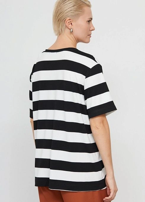 Джемпер жен. 310968.03312.0282S Бело-чёрный  (1)