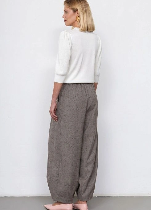 Брюки жен. 320361.03312.3485Y Серый меланж  (1)