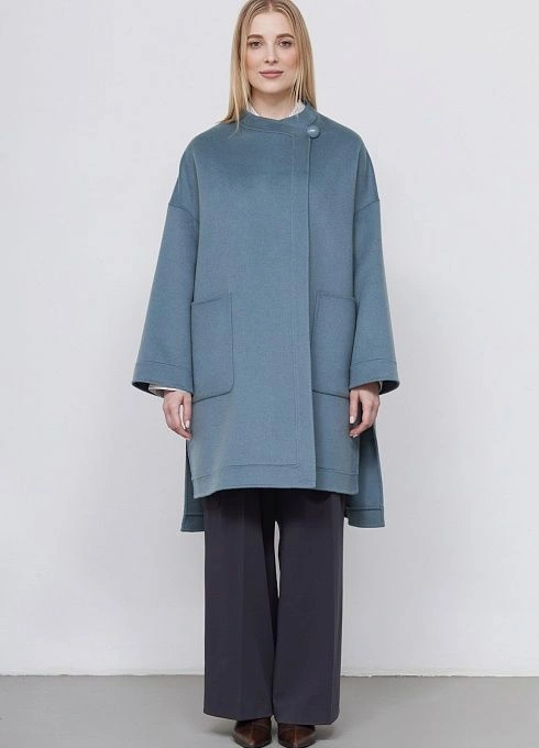 Полупальто жен. 520921D.43208.1700N Бирюзовый (2)