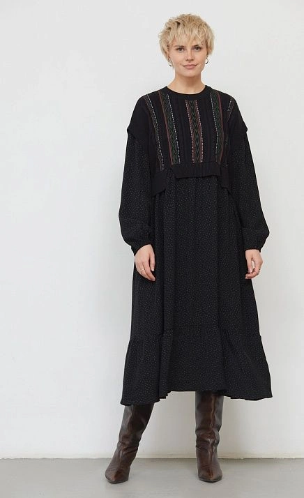 GRIOL. Платье жен. 360272.03313.8229DE Черный GRIOL GRIOL. Платье жен. 360272.03313.8229DE Черный