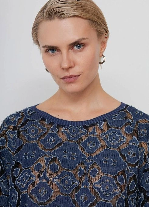 Джемпер жен. 310903Т.03312.9582Y Деним (1)