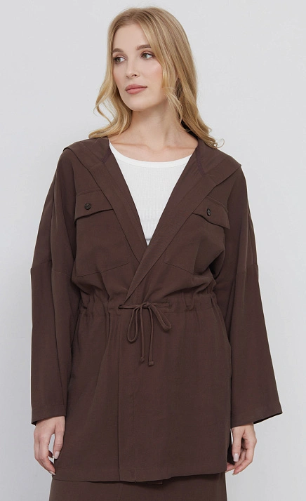  GRIOL. Жакет жен. 370085.6_312.1100N Коричневый 