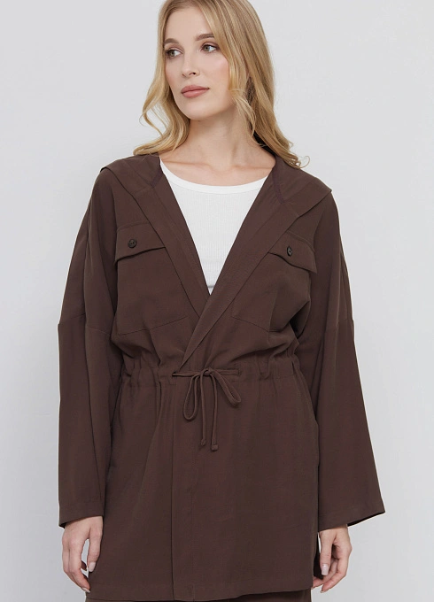  GRIOL. Жакет жен. 370085.6_312.1100N Коричневый GRIOL