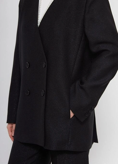 Жакет жен. 378300.11312.8200L Чёрный (1)