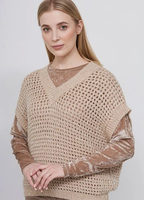 Жилет жен. 388106.42303.0600N Бежевый  (4)