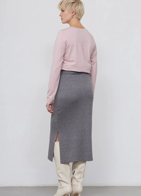 Юбка жен. 350105.33303.7901YF Серый  (5)