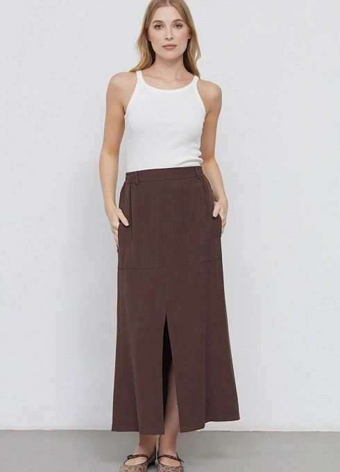 Юбка жен. 350068.6_312.1100N Коричневый  (2)