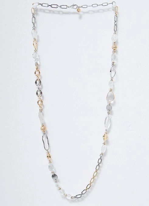  GRIOL. Колье Игристое 2 Прозрачный GRIOL