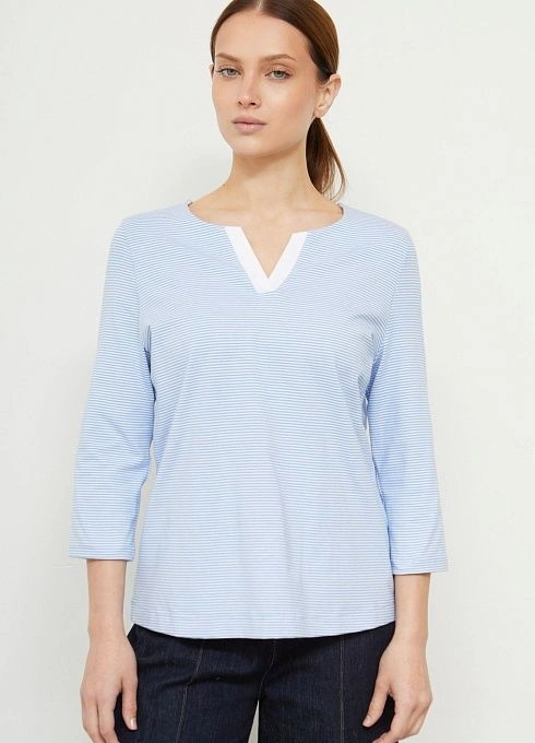  GRIOL. Джемпер жен. 310935C.6_313.0216S Бело-голубой GRIOL