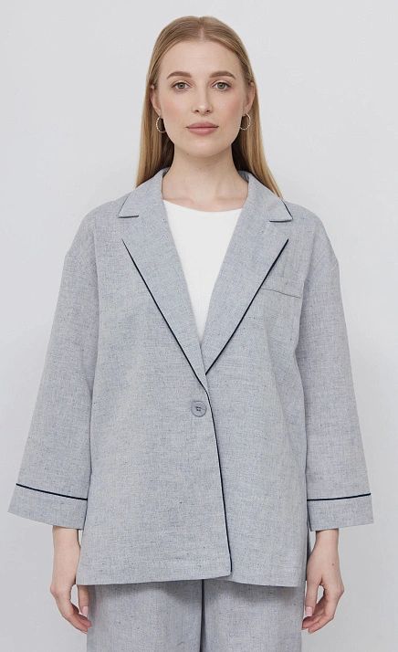  GRIOL. Жакет жен. 378103.11312.8096M Голубой меланж 