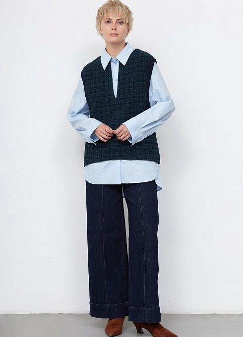 Жилет жен. 380020УД.03312.8829P зеленыйсиний  (2)