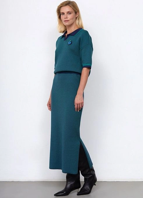 Юбка жен. 350123.33303.8788V Т.синий_  (4)