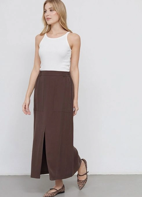 Юбка жен. 350068.6_312.1100N Коричневый  (3)