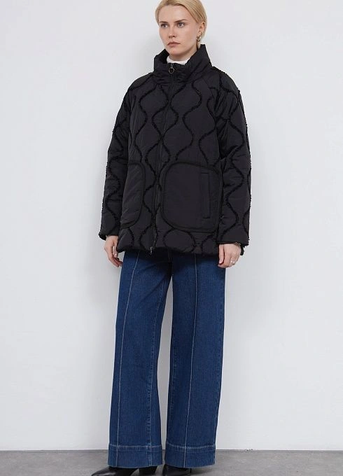 Полупальто жен. 514597.11208.8200N Черный (4)