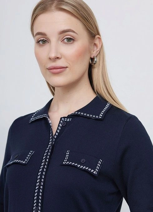 Джемпер жен. 310480.33303.9602N Т.синий  (5)