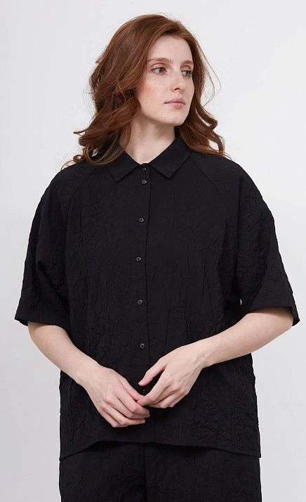 Рубашка из жатой вискозы GRIOL