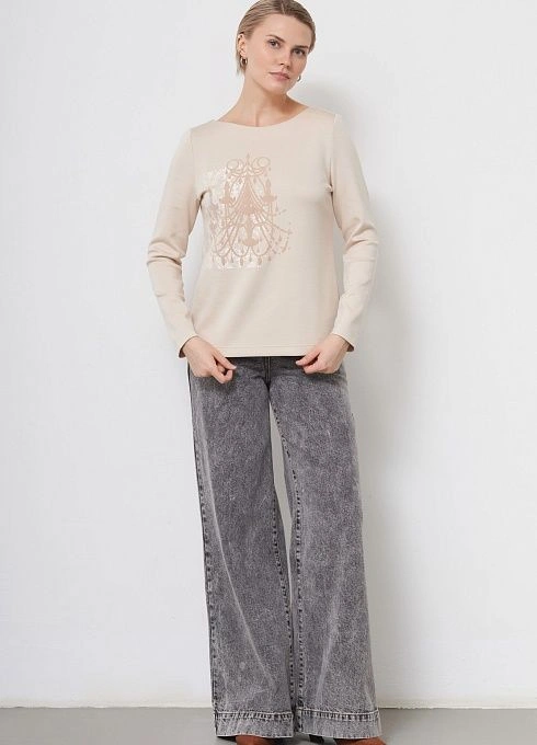 Джемпер жен. 311034ГН.6_313.0300E Светло-бежевый (2)