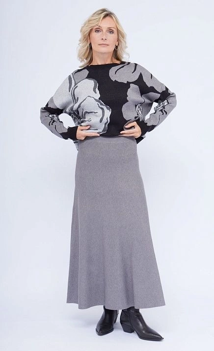  GRIOL. Юбка жен. 350114.33303.7400N Серый 