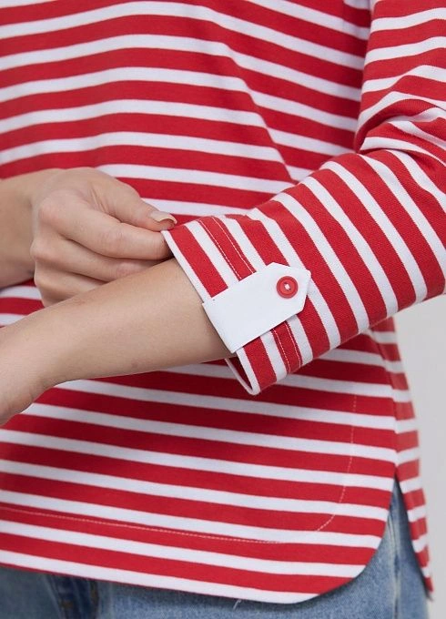 Джемпер жен. 311034УКР.6_313.0245S Бело-красный  (5)