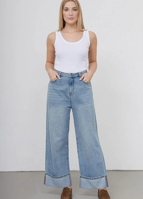 Брюки жен. 320209.26304.1600N Голубой  (2)