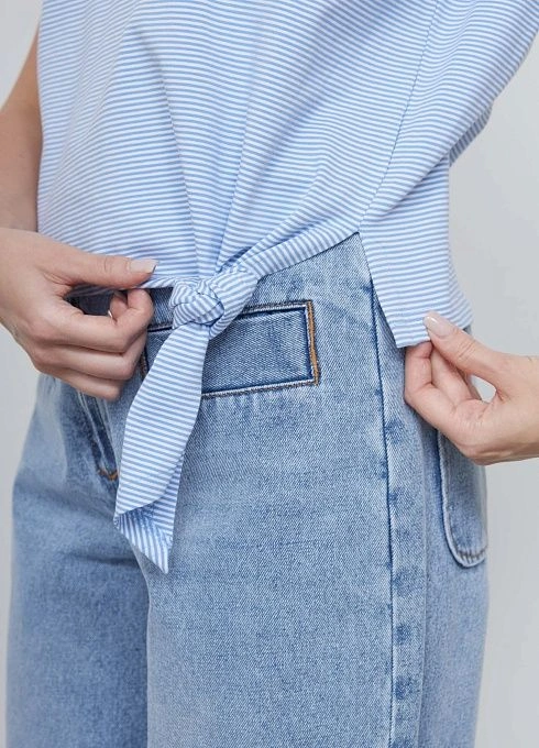 Джемпер жен. 311106.6_313.0216S Бело-голубой  (3)