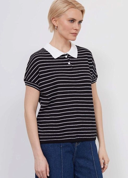 Джемпер жен. 310557.33303.0282S Бело-чёрный (4)