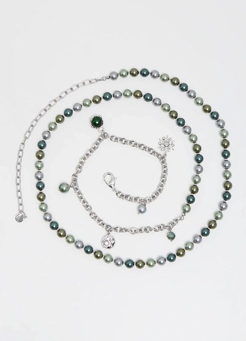  GRIOL. Колье-трансформер Полюшко 1 Зеленый GRIOL