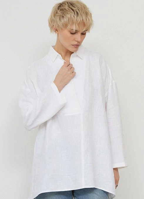 Блузка оверсайз изо льна GRIOL