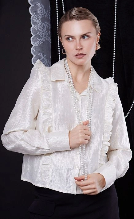 Блузка с оборками GRIOL