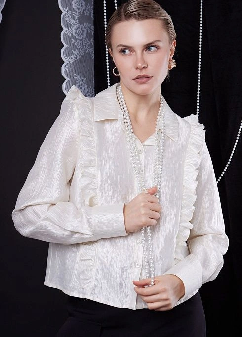 Блузка с оборками GRIOL