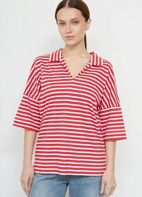 Джемпер жен. 310783.6_313.0245S Бело-красный (3)