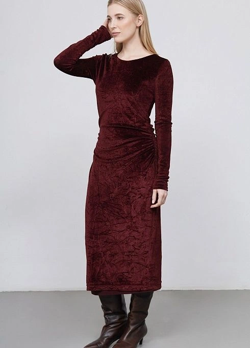  GRIOL. Платье жен. 360323.6_313.4700N Бордовый GRIOL