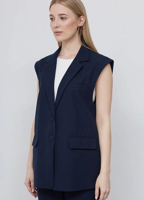 Жилет жен. 380024Б.6_312.9500N Тёмно-синий  (4)