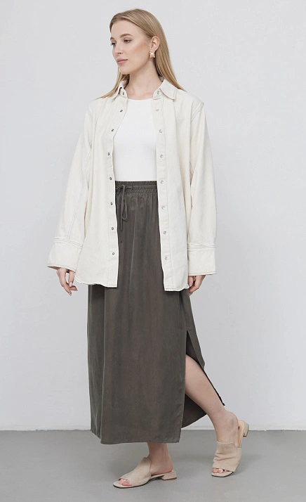  GRIOL. Юбка жен. 358463.11312.3700N Хаки 