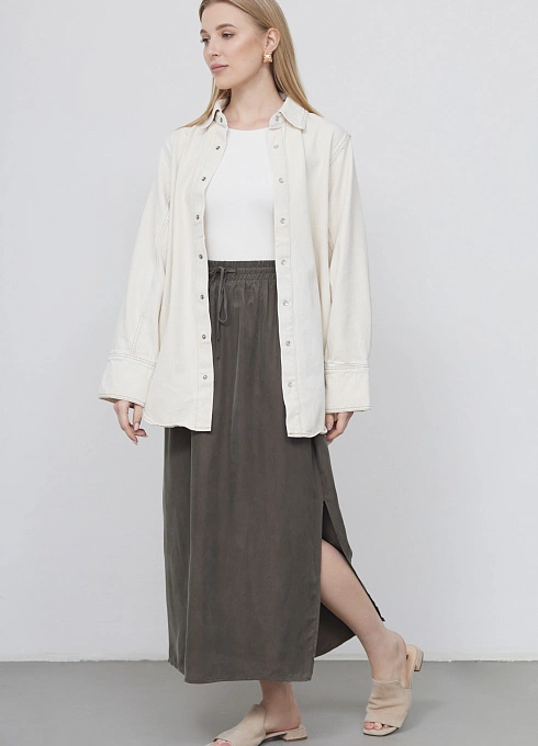  GRIOL. Юбка жен. 358463.11312.3700N Хаки GRIOL