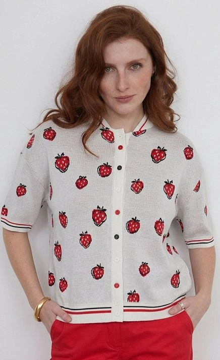  GRIOL. Жакет жен. 370253.33303.0745V Молочно-красный 