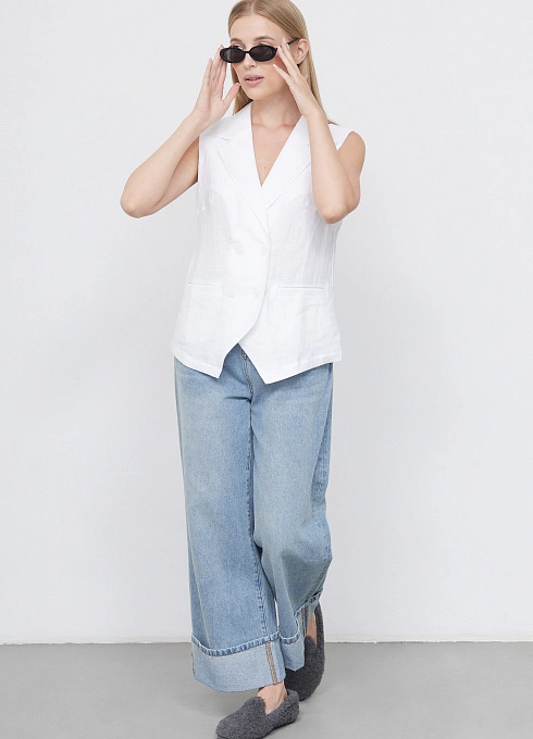  GRIOL. Жилет жен. 388118Б.11312.0200N Белый GRIOL