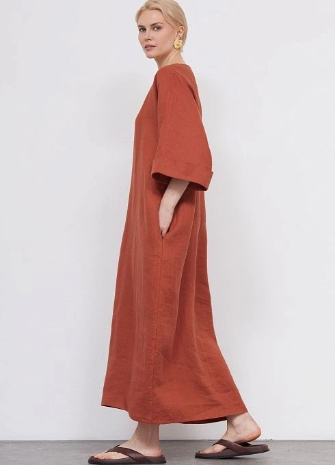 Платье жен. 360346.6_312.6100N Терракотовый (3)