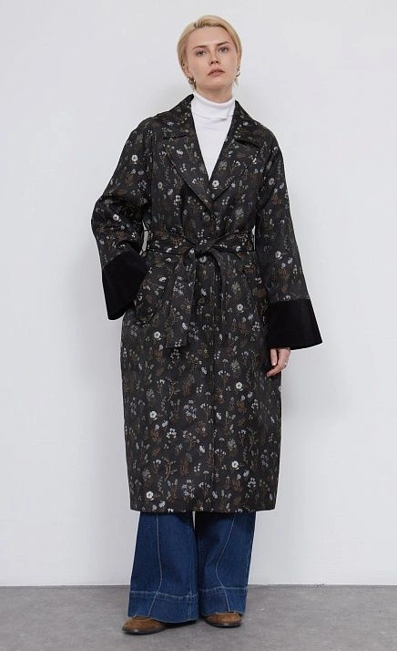  GRIOL. Плащ жен. 504658.11209.8201F Черный 