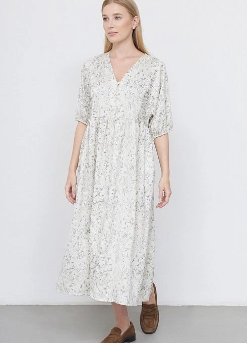 Платье жен. 367917.11312.0781F Молочно-графитовый  (3)