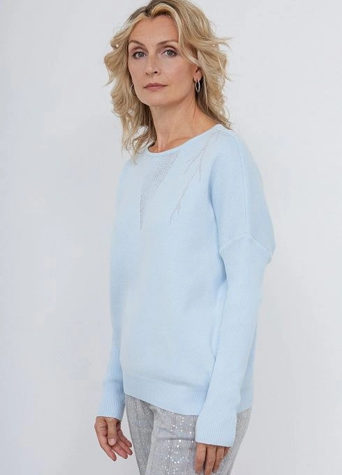 Джемпер жен. 310399.33303.1600L Голубой  (4)