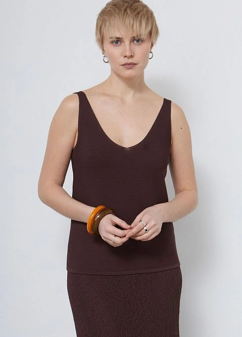  GRIOL. Джемпер жен. 310569.33303.1100N Коричневый GRIOL